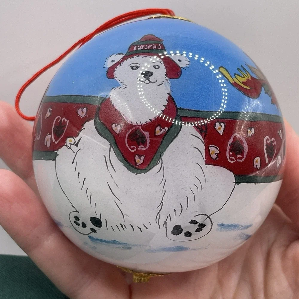 Pier 1 Li Bien Santa Polar Bear Reindeer 3